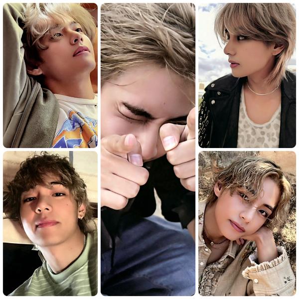 V - Layover : Purple Photocard Set