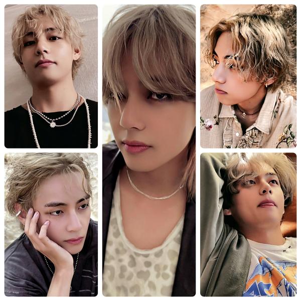 V - Layover : Blue Photocard Set