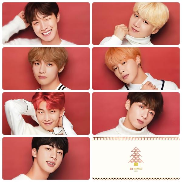 Run BTS Episode 32 Christmas Photocards 