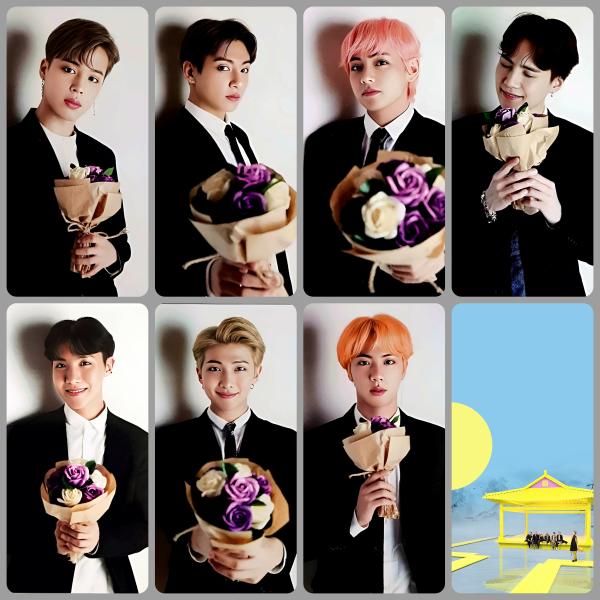 BTS Idol Broadcast Photocards