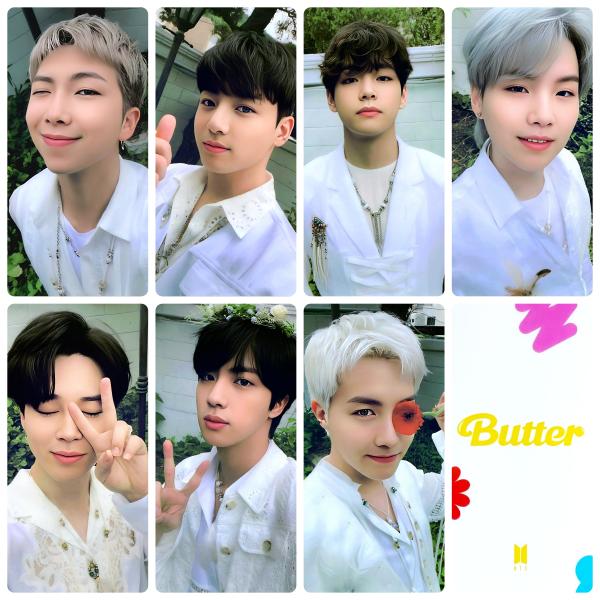 BTS - Butter Power Station Lucky Draw Cards