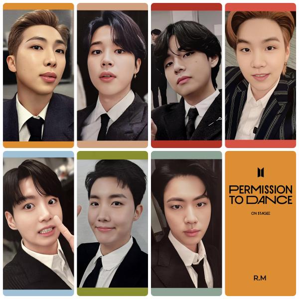 BTS - Permission to Dance DVD Charm Photo Cards