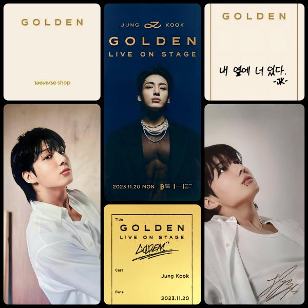 Jungkook - Golden : Live Postcards