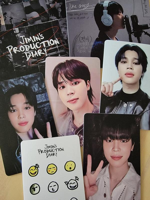 Jimin's Production Diary Photo Cards