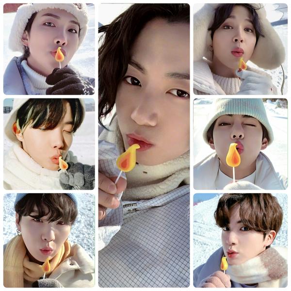 BTS - Winter Package 2021 photo cards