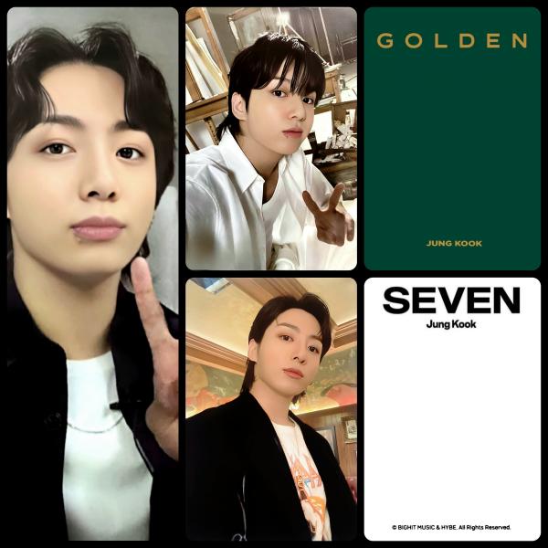Jungkook - Seven/Golden - Merch Photo cards