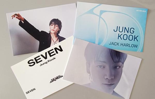 Jungkook - Line Music- Golden/Seven Photo Cards