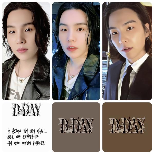 Yoongi - DDAY Merch Photo Cards