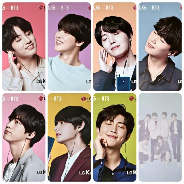 BTS x LG K11 Photo Cards 2018