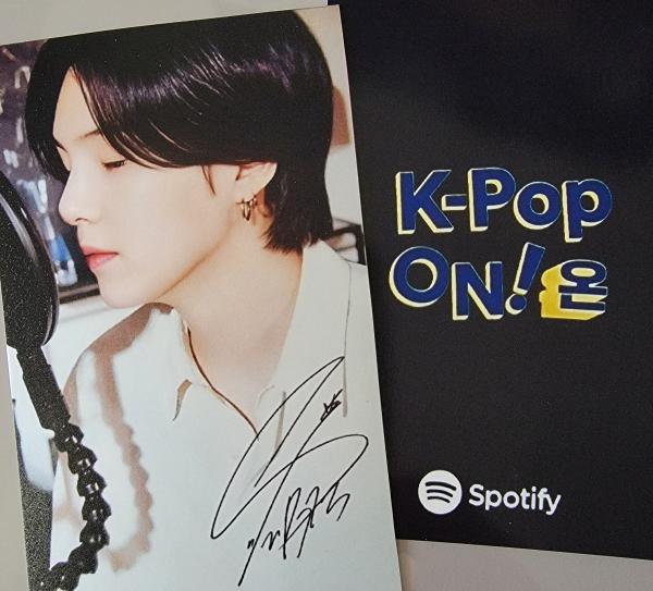Yoongi -  Spotify Korea D-DAY photocard