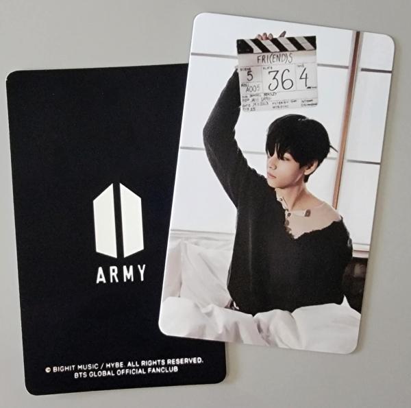 Taehyung : Japan FC Lottery fri(end)s Photo Card