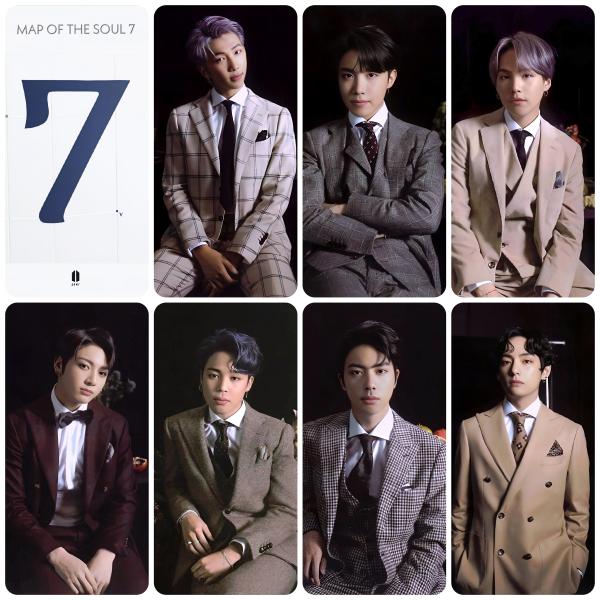 BTS - Map of the Soul 7 ON Broadcast Photo cards *Extremely Rare* Set A