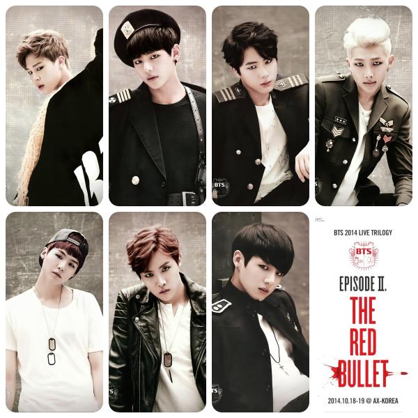 BTS - Red Bullet Hello Session Postcards