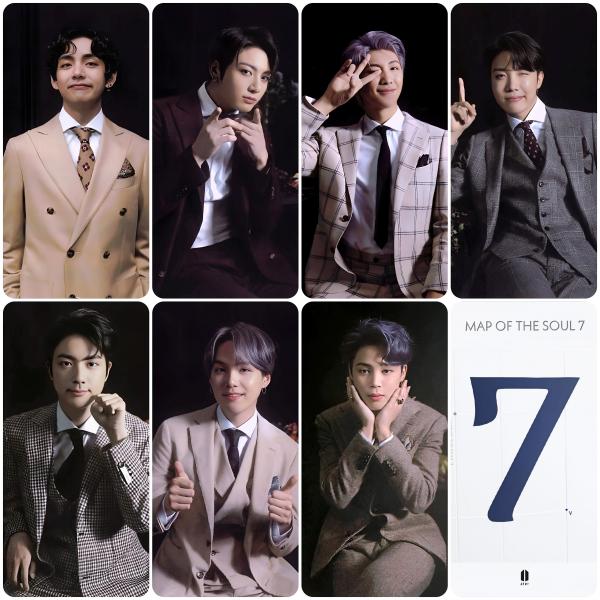 BTS - Map of the Soul 7 ON Broadcast Photo cards *Extremely Rare* Set B