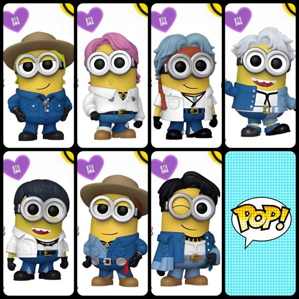 BTS - Minion Funko Photocards