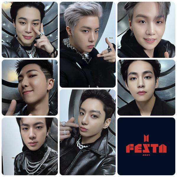BTS - 11th Festa 2024 Army Zone Photocards