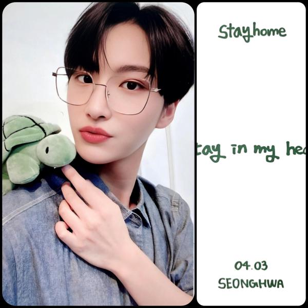 ATEEZ Seonghwa Happy Birthday Houserobe MD Photocards
