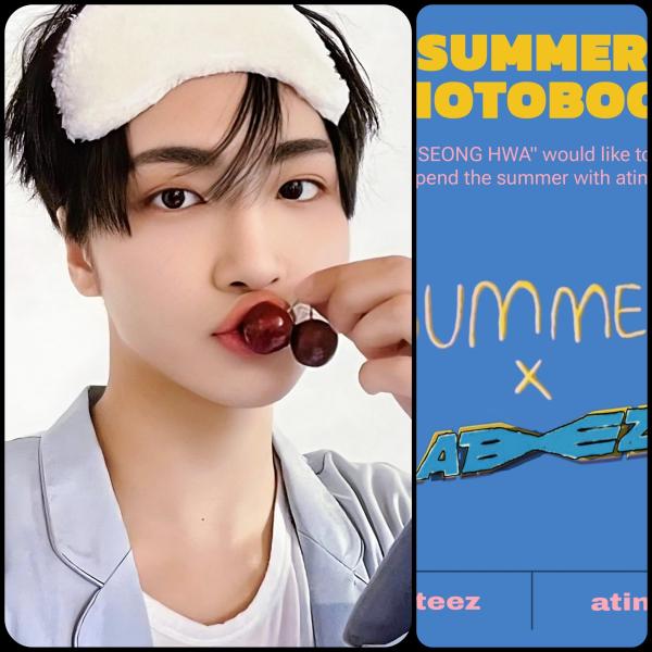 ATEEZ Seonghwa Summer Photobook POB Photocards