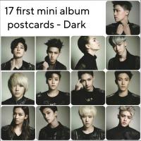 17 : First Mini Album Postcards - Dark Version 