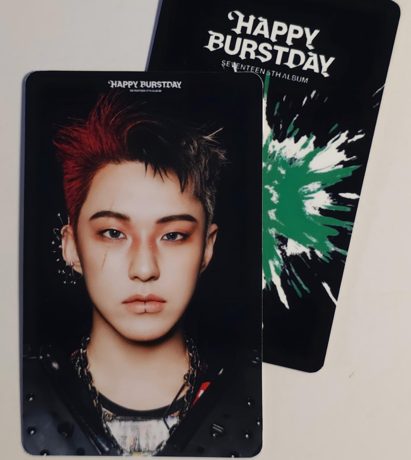 Seventeen Burstday Photocards