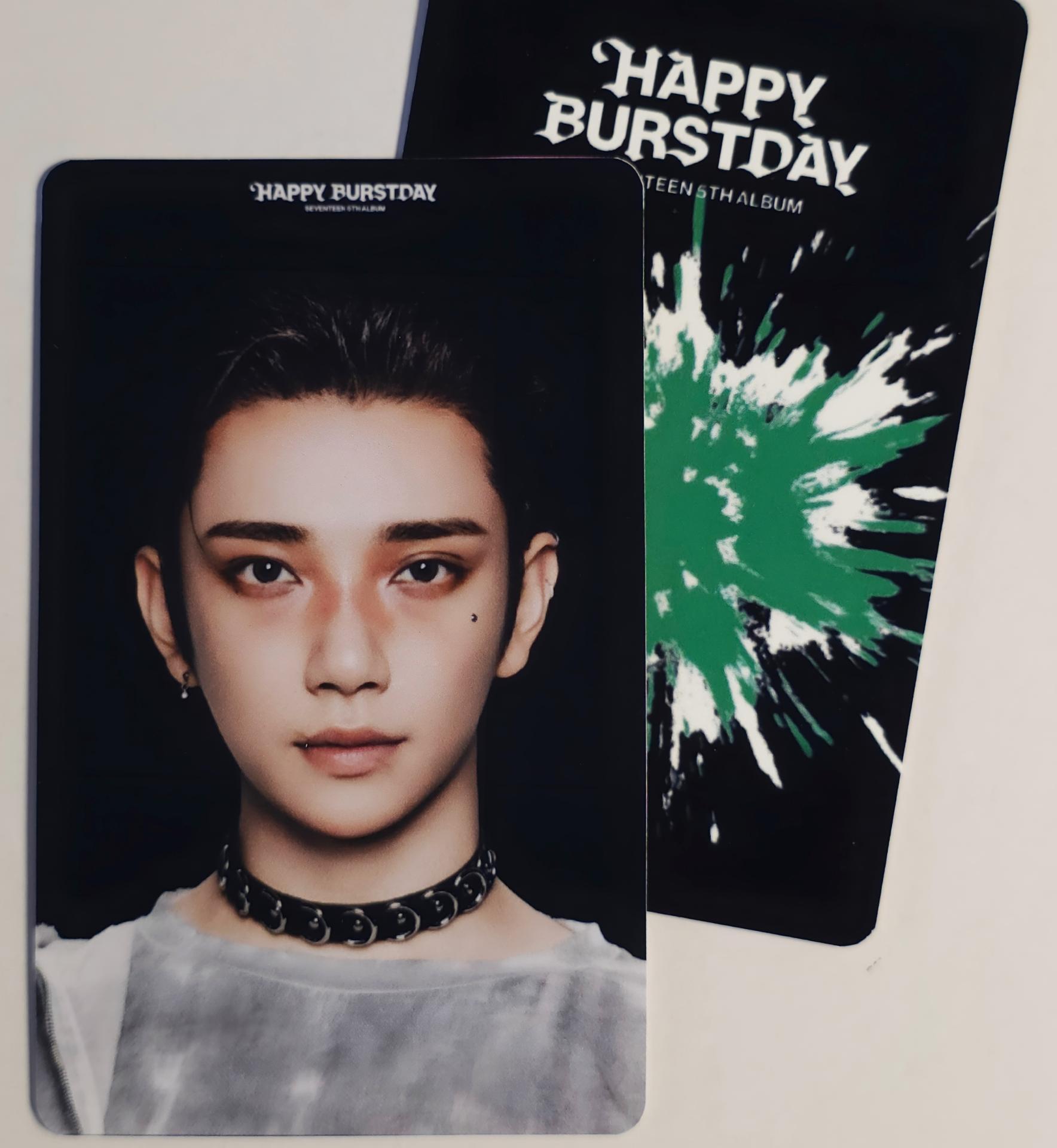 Seventeen Burstday Photocards