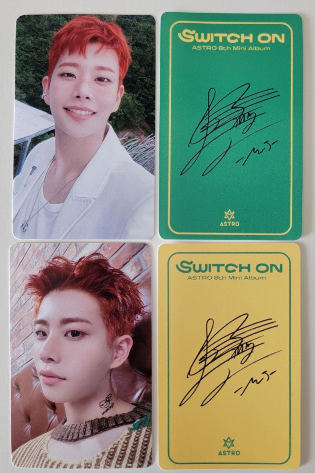 ASTRO : Switch On Online Broadcast Photo Cards  