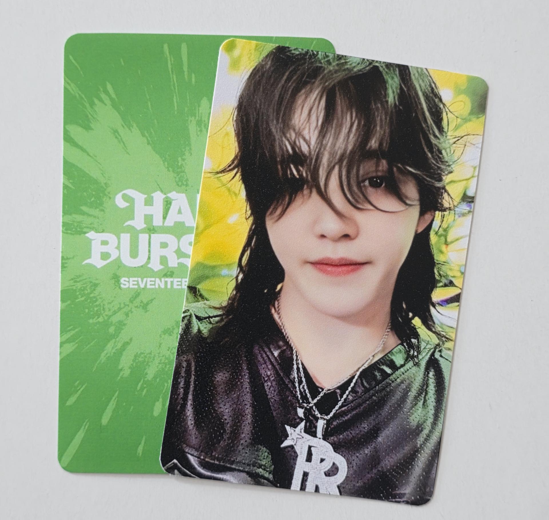 Seventeen WV Burstday Lucky Draw Photocards