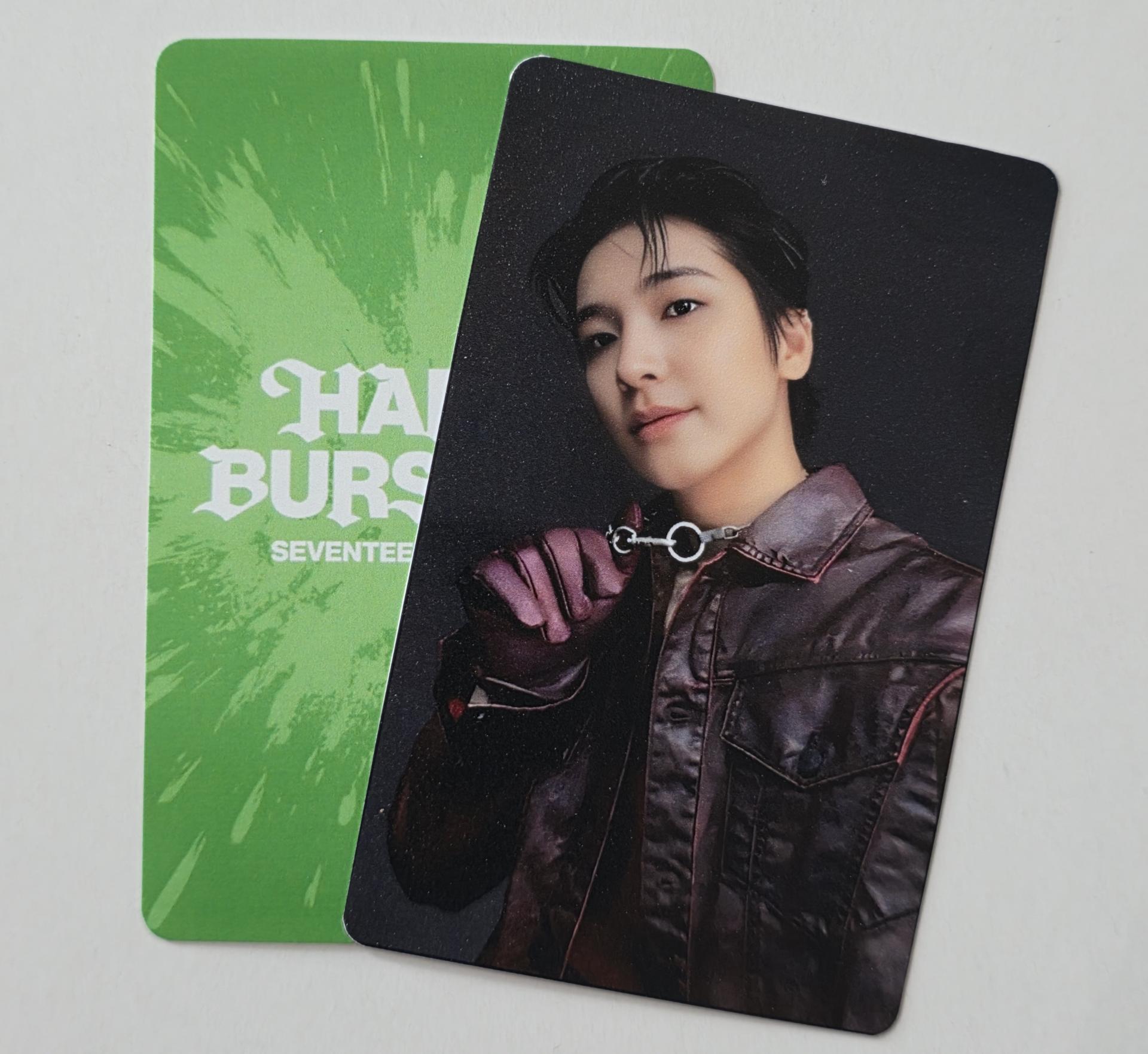 Seventeen WV Burstday Lucky Draw Photocards