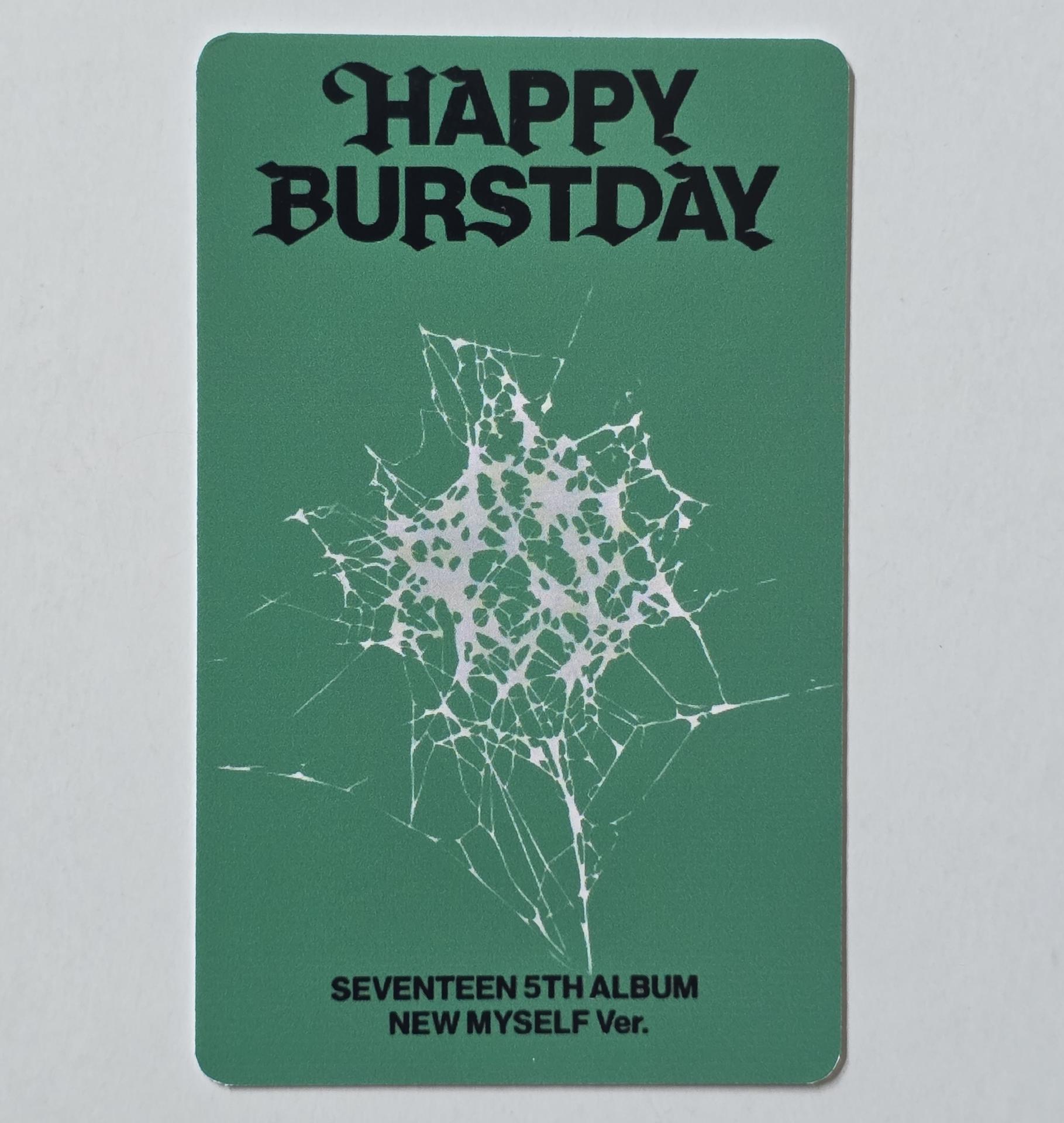 Mingyu : Happy Burstday Various Photocards 