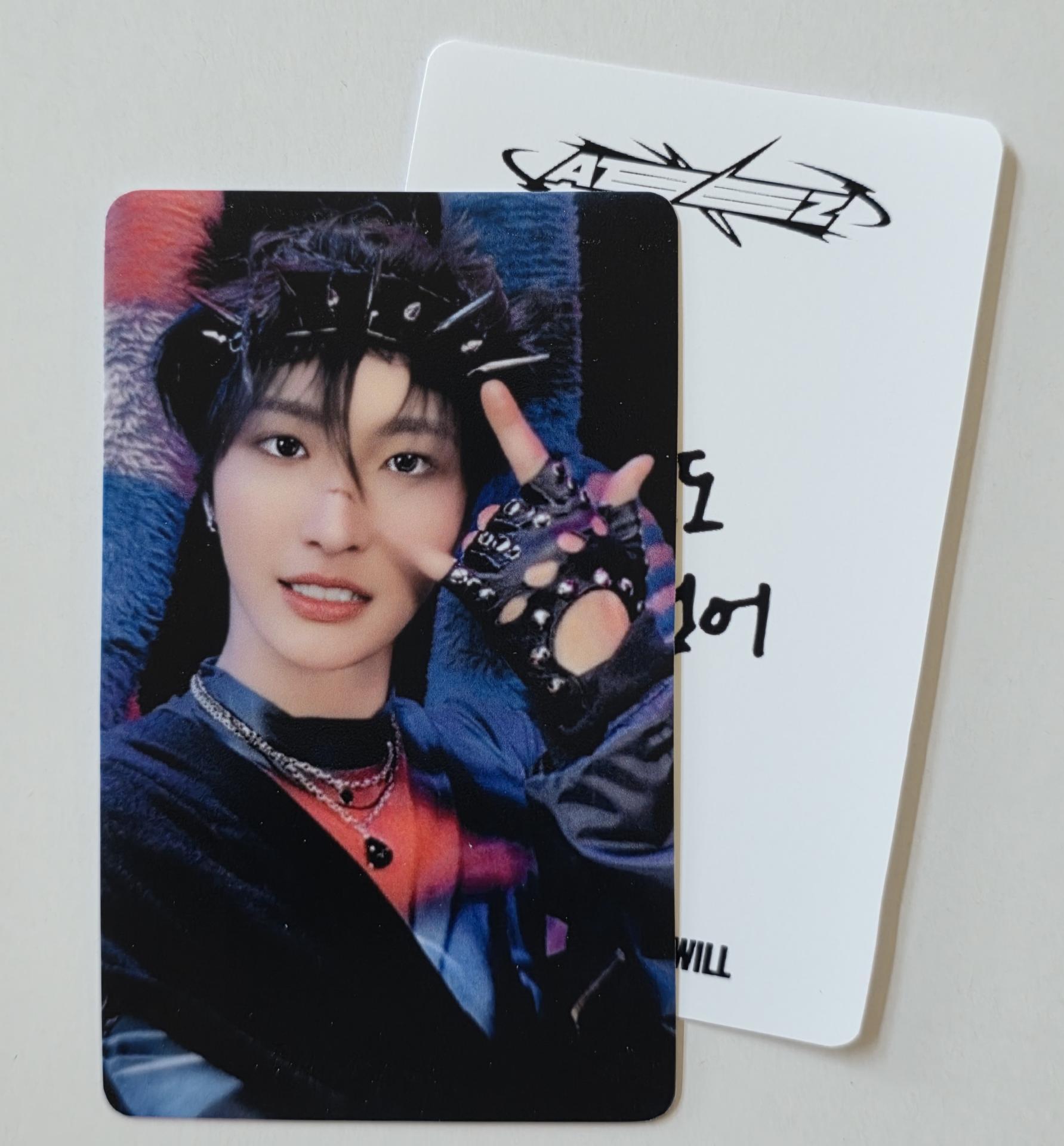 Ateez : The World Ep Fin: Will Soundwave POB Seonghwa Photocards 