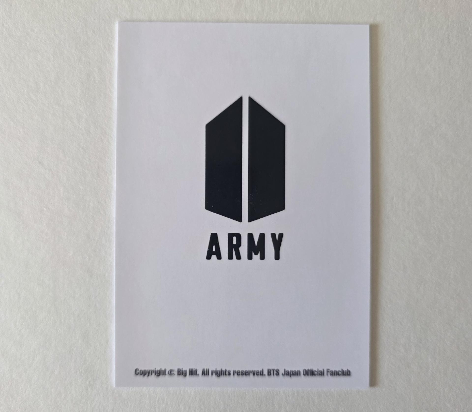 BTS Jin - JPFC Renewal Benefit Mini Photocards 