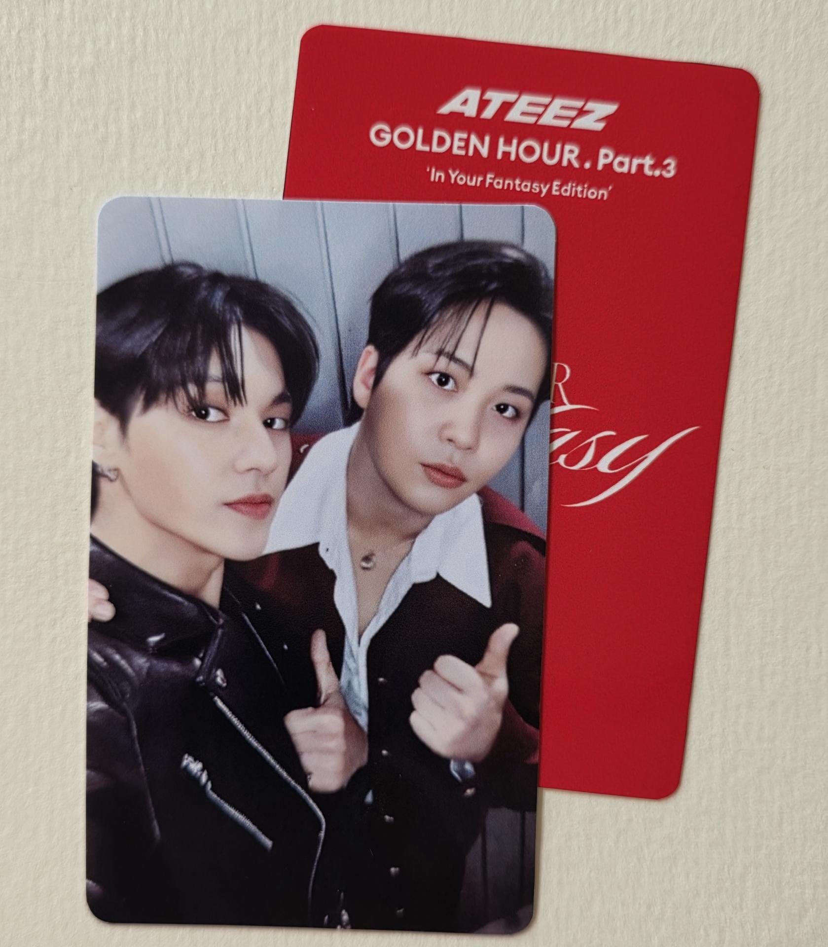 Ateez :Golden Hour 3 : In Your Fantasy Makestar Unit Photocards