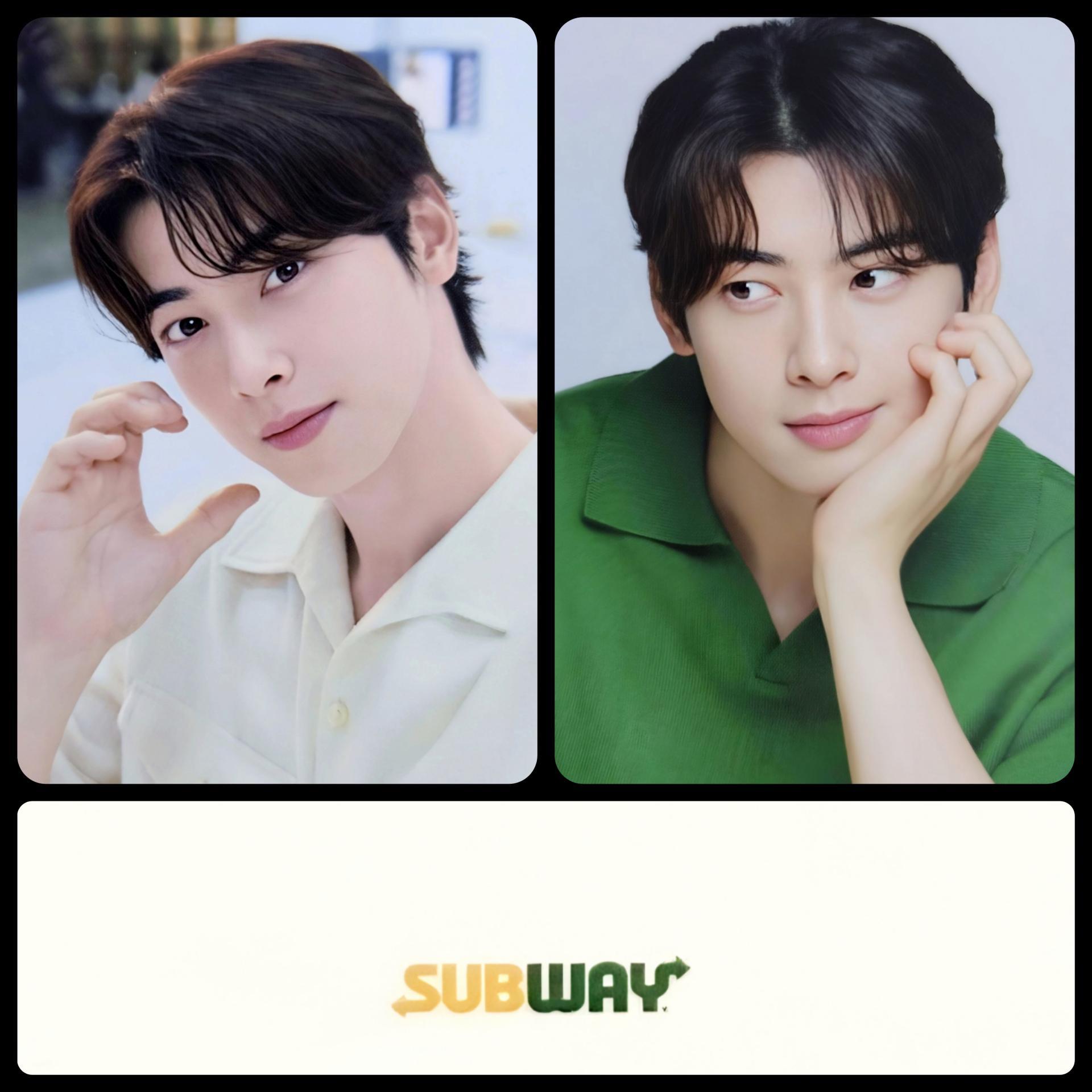 ASTRO : Eunwoo Subway Photo Cards  