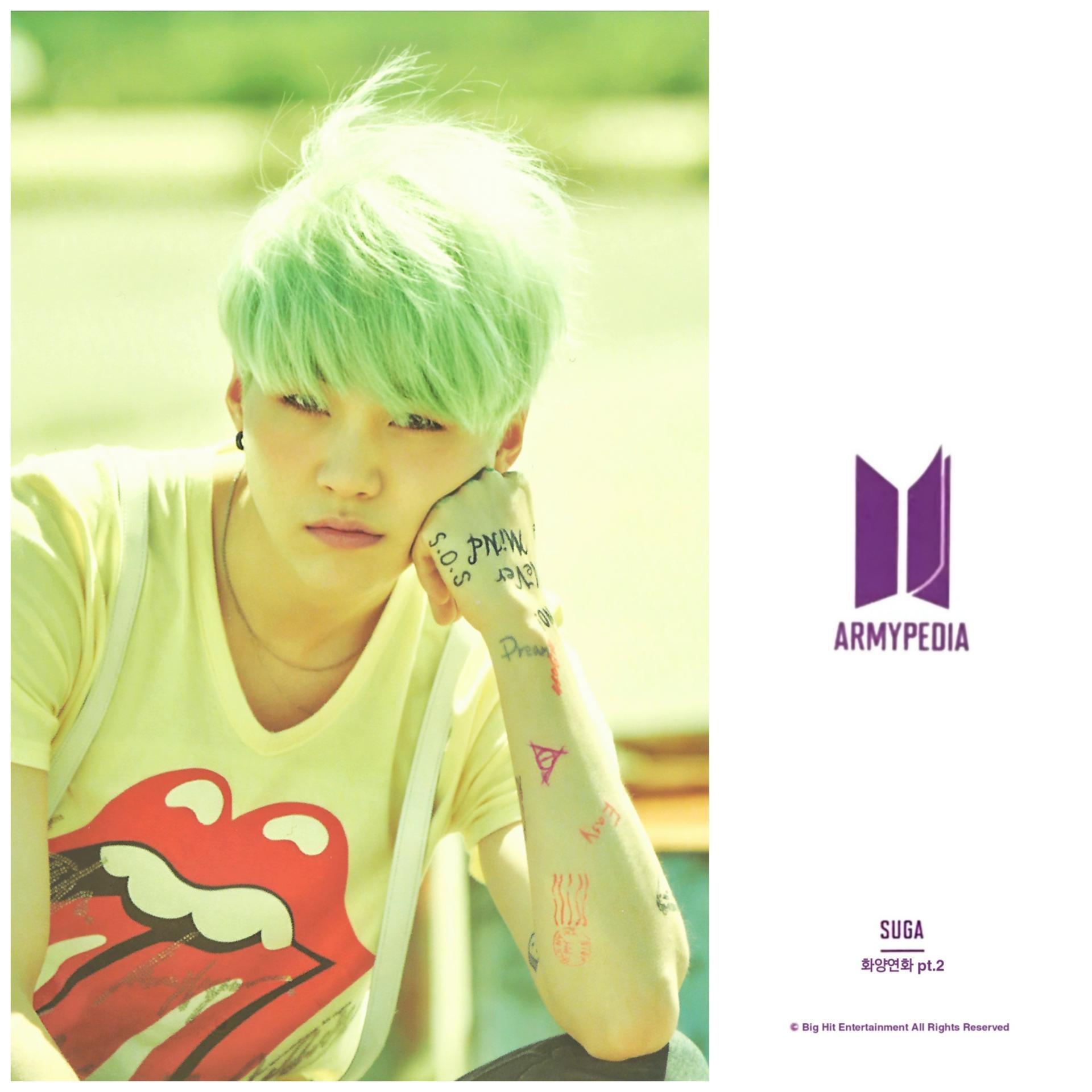Yoongi : Armypedia Postcard  Collection
