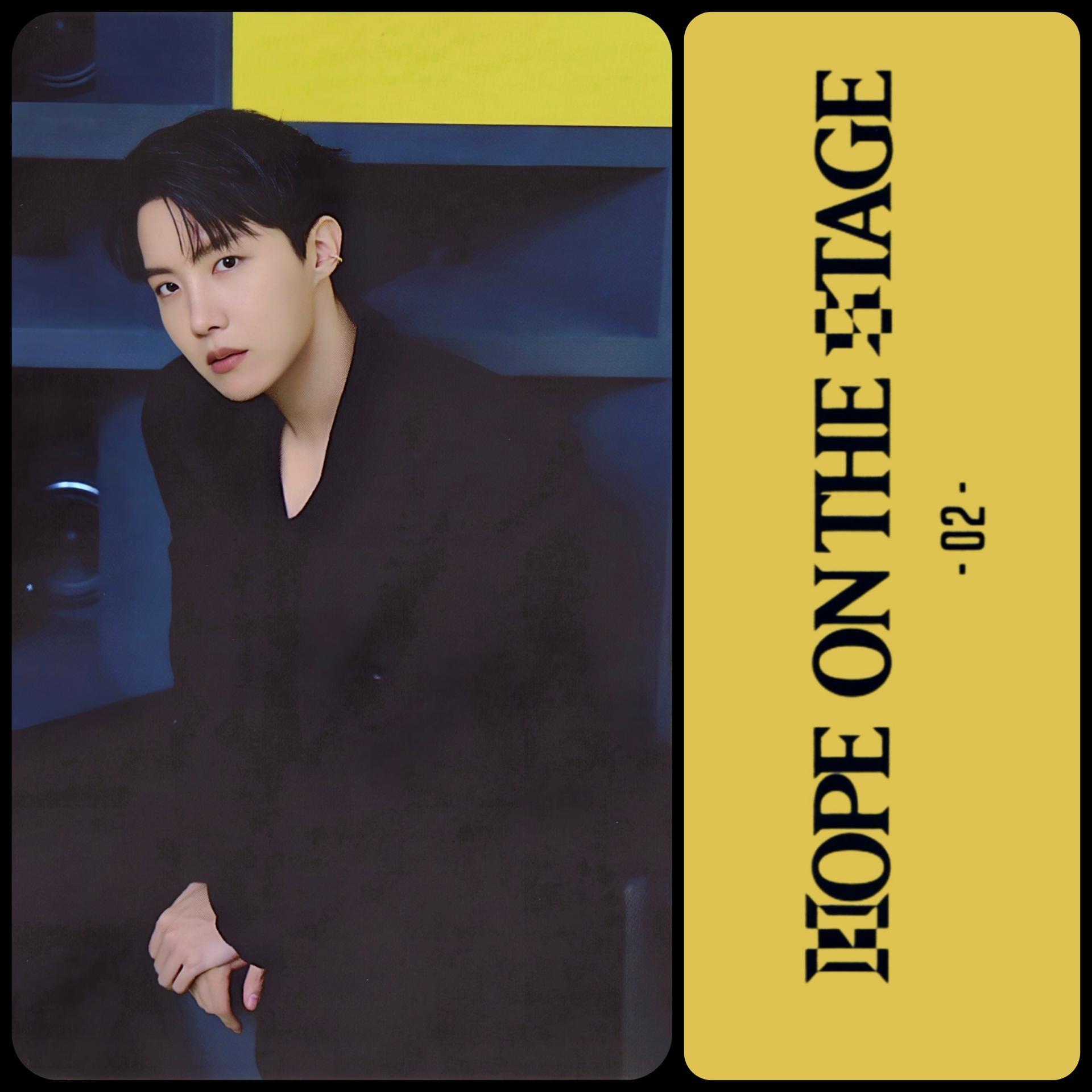 J- Hope - Hope on the Stage Yellow Mini Photocards