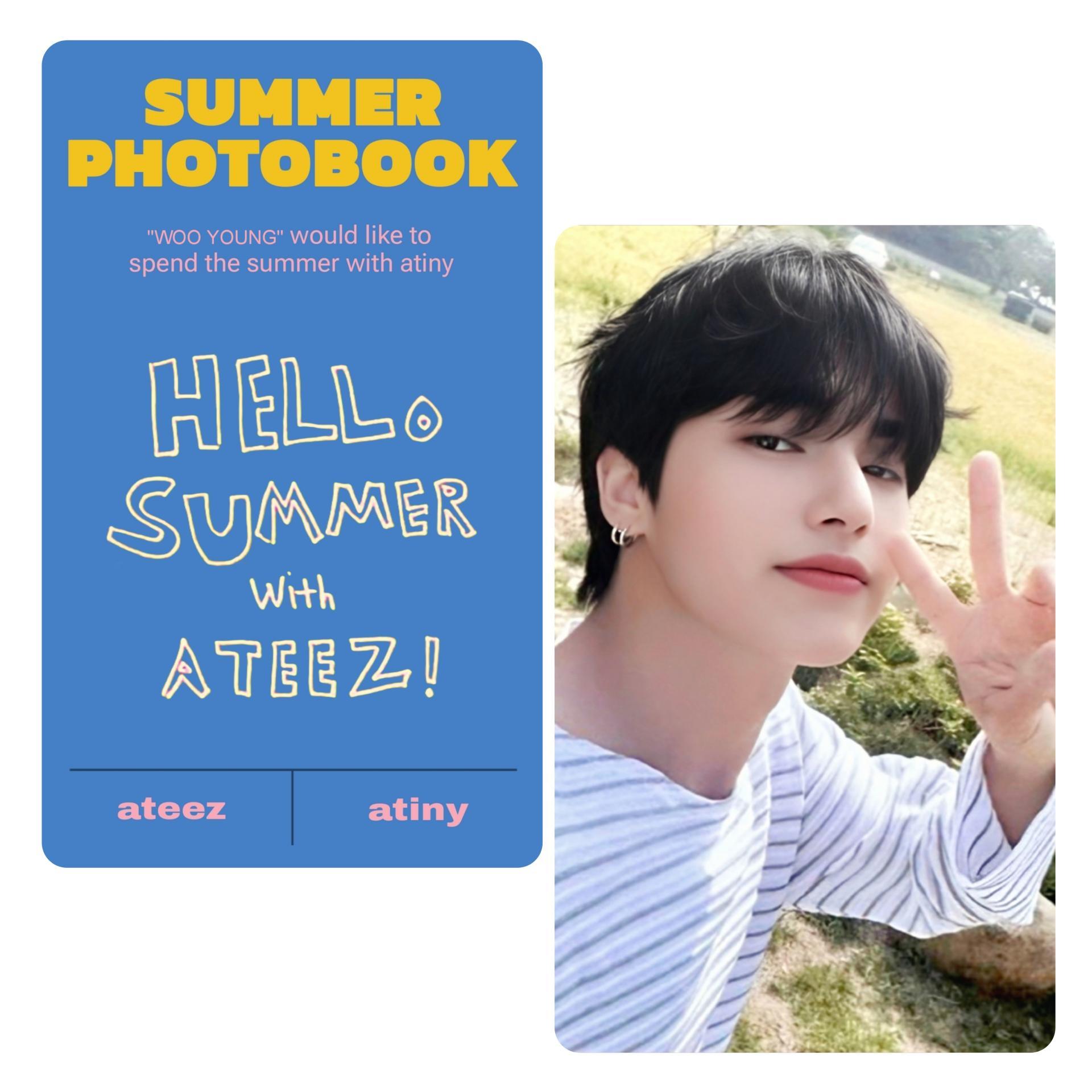 ATEEZ Summer Photobook 2022 KQ Store Photocards