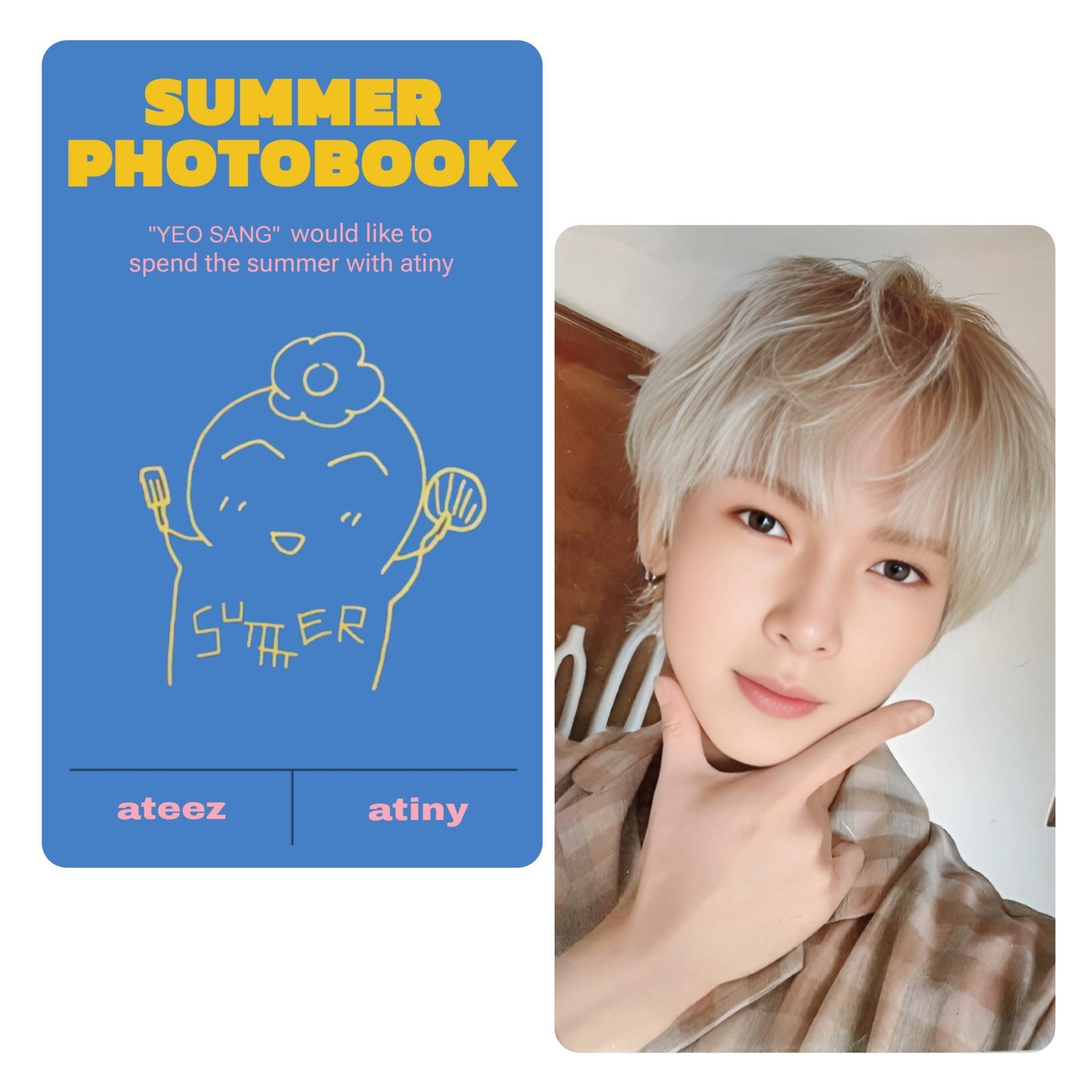 ATEEZ Summer Photobook 2022 KQ Store Photocards
