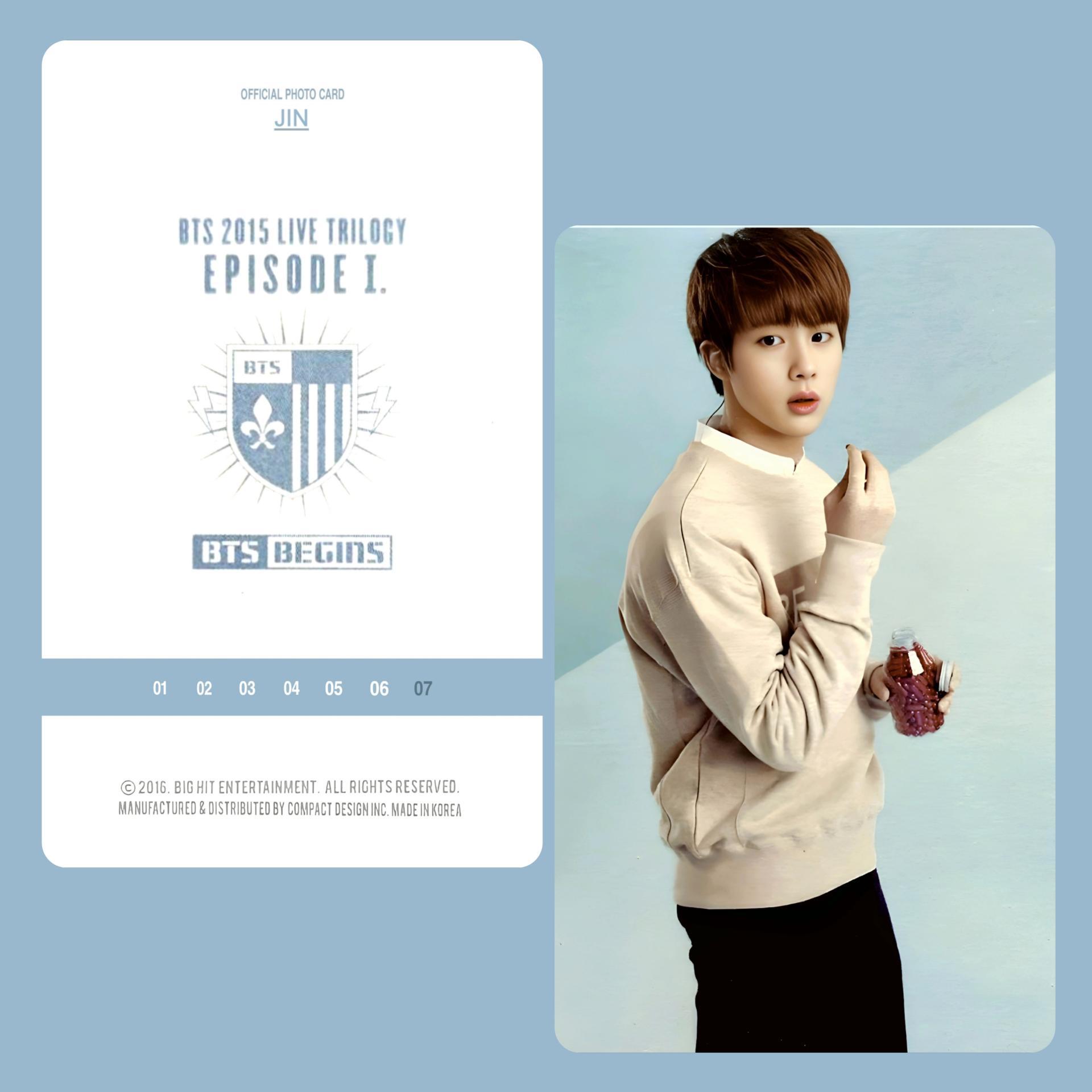 JIN - BTS Begins Mini Photo Cards
