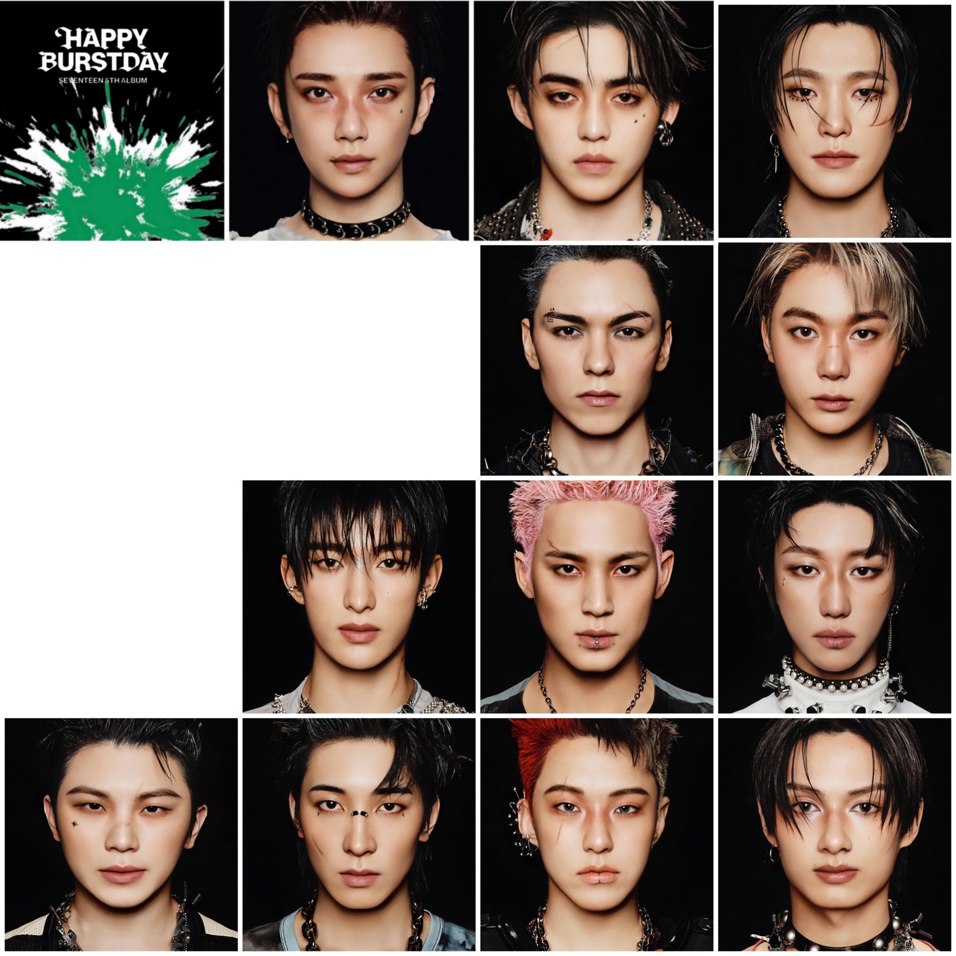 Seventeen Burstday Photocards