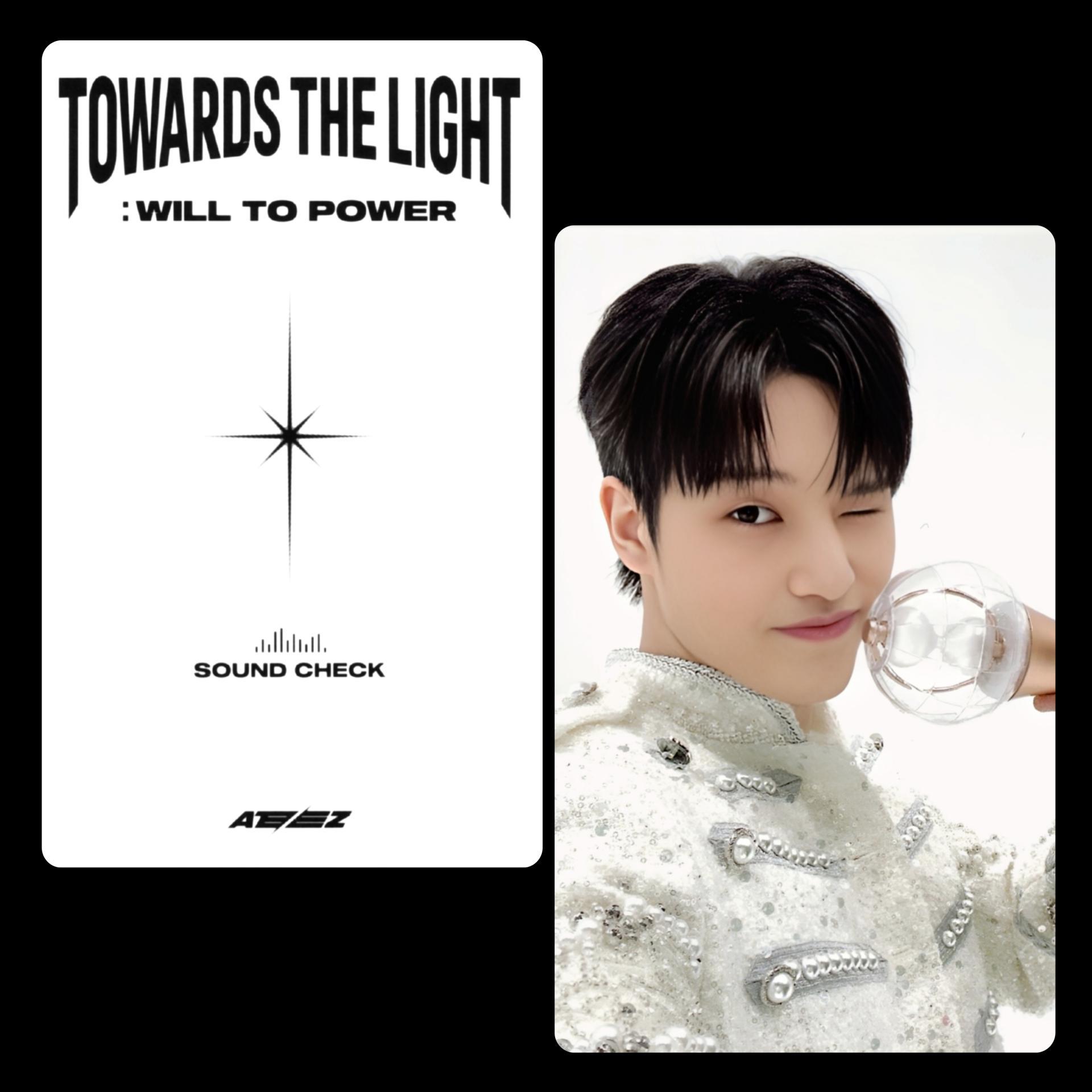 ATEEZ World Tour Towards the Light Seoul Soundcheck Photocards