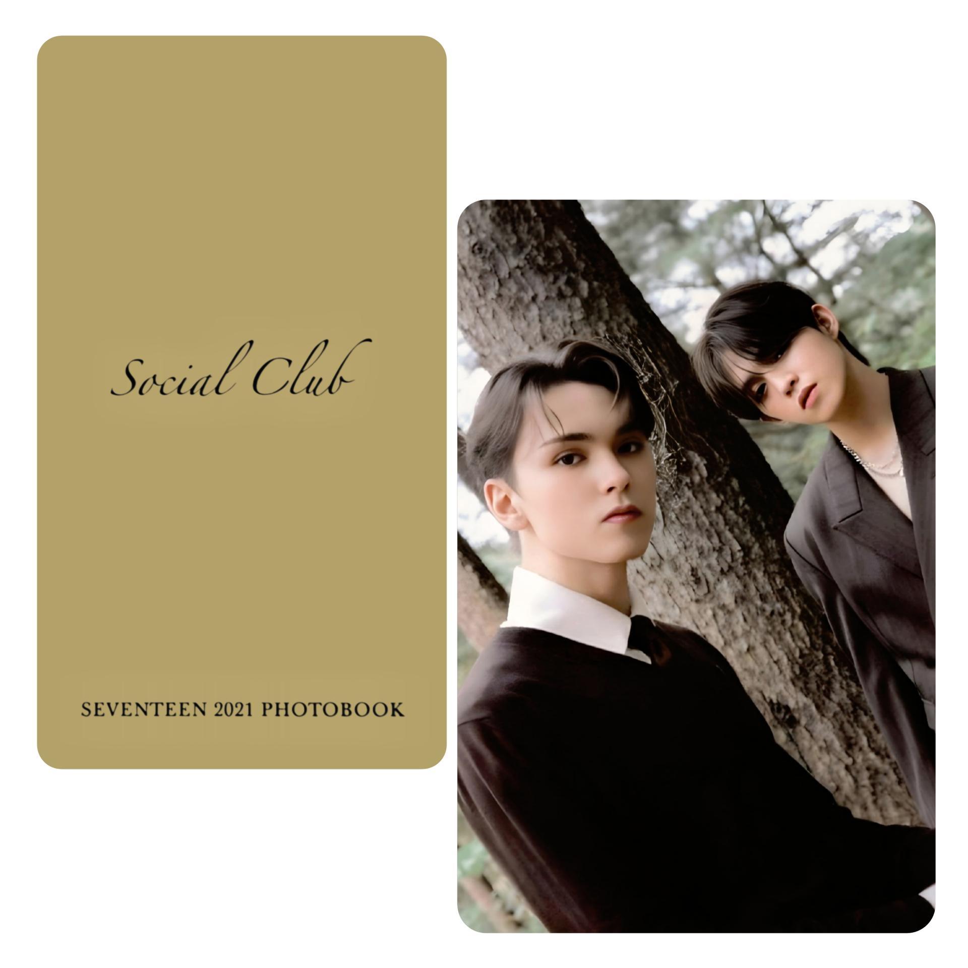Seventeen Social Club S.Coups & Vernon unit Photocards 
