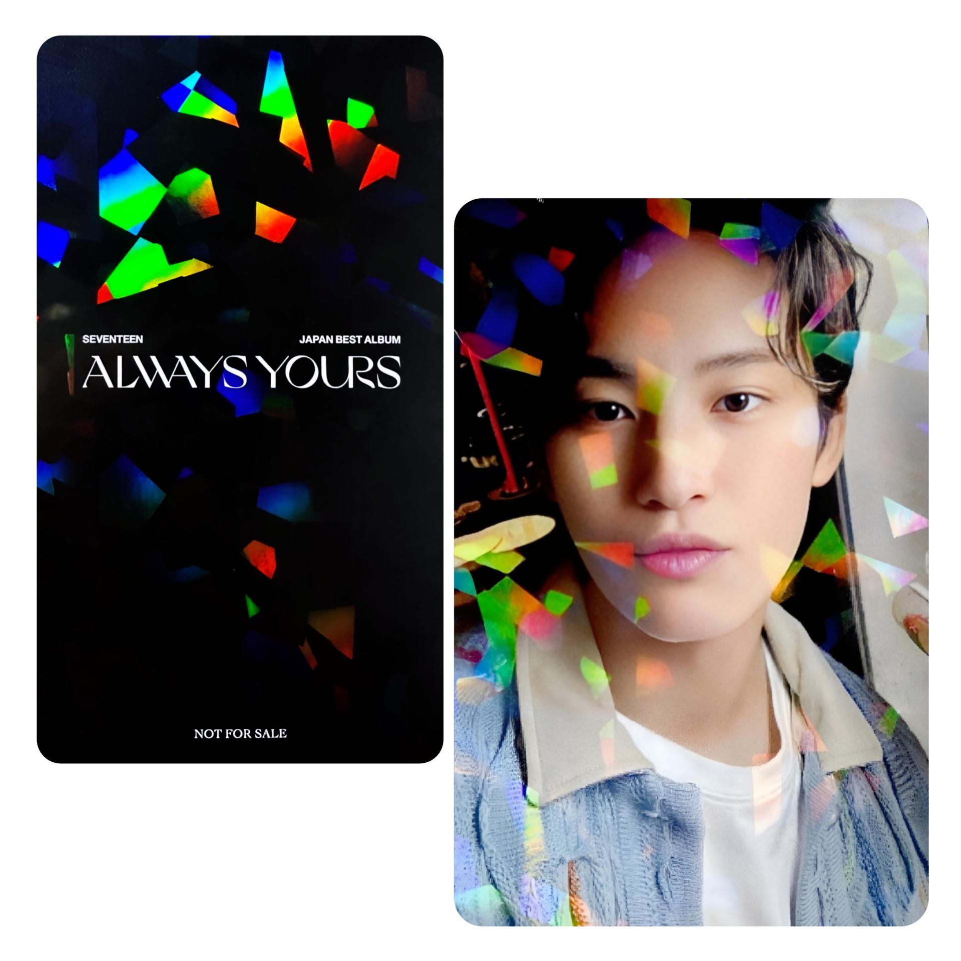 Seventeen: Always Yours Japan Best Album HMV LD  Mingyu Photocards 