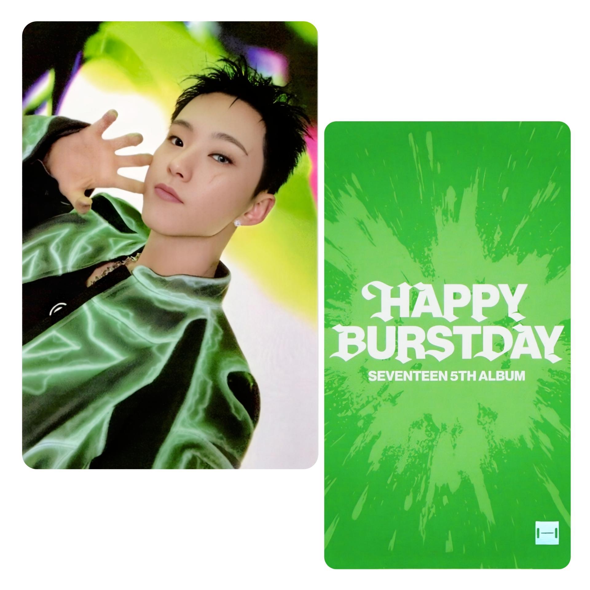 Seventeen WV Burstday Lucky Draw Photocards