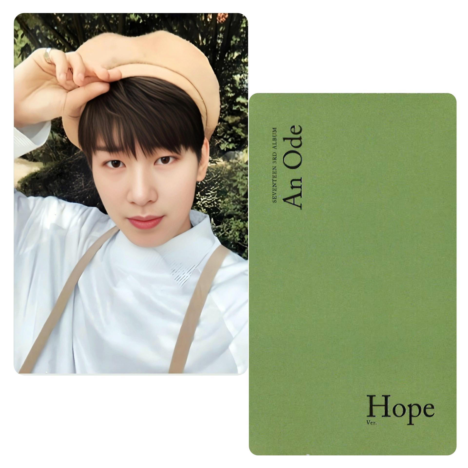 SVT - Wonwoo : An Ode to Hope Photocards 