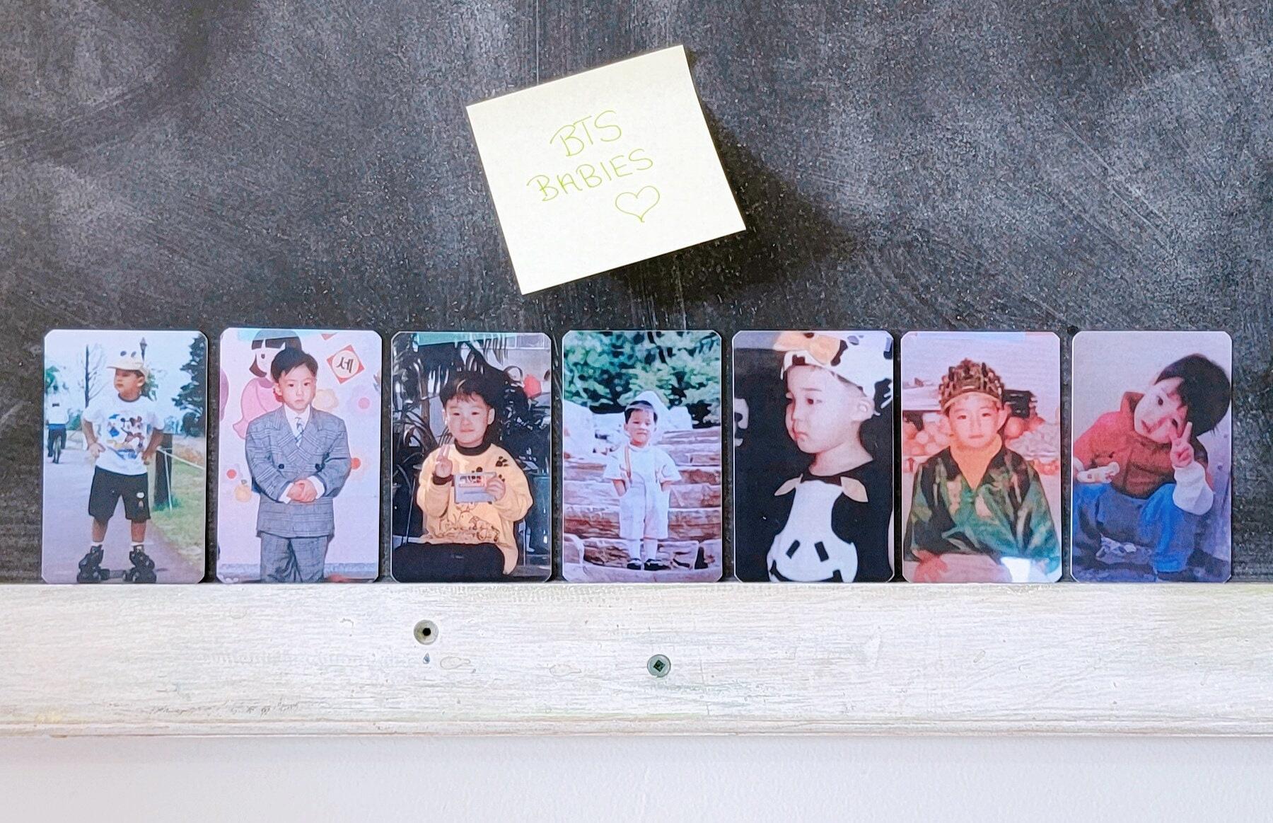 BTS Childhood Picture Photocard Set