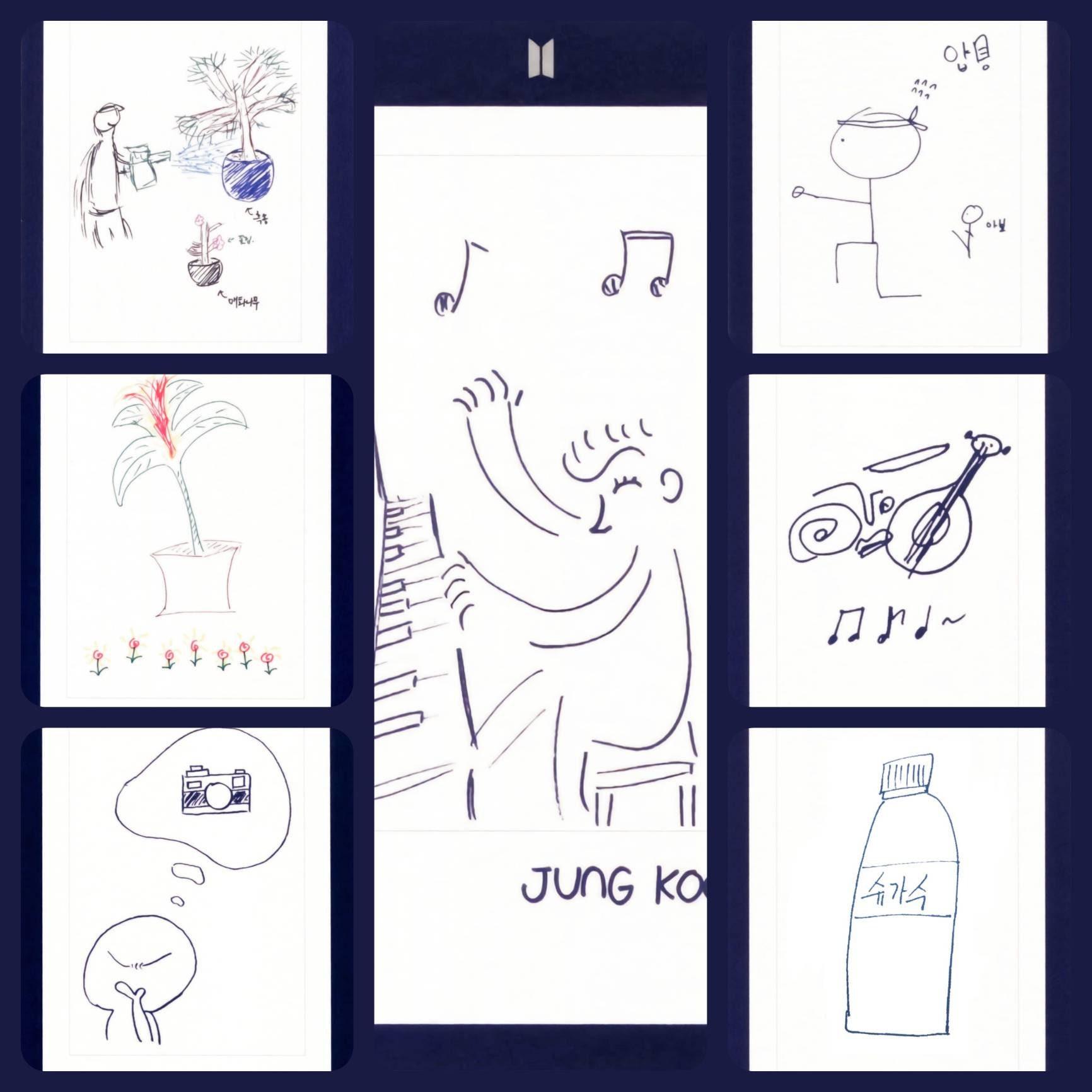 BTS 5th Muster Magic Shop Guestbook Photocards
