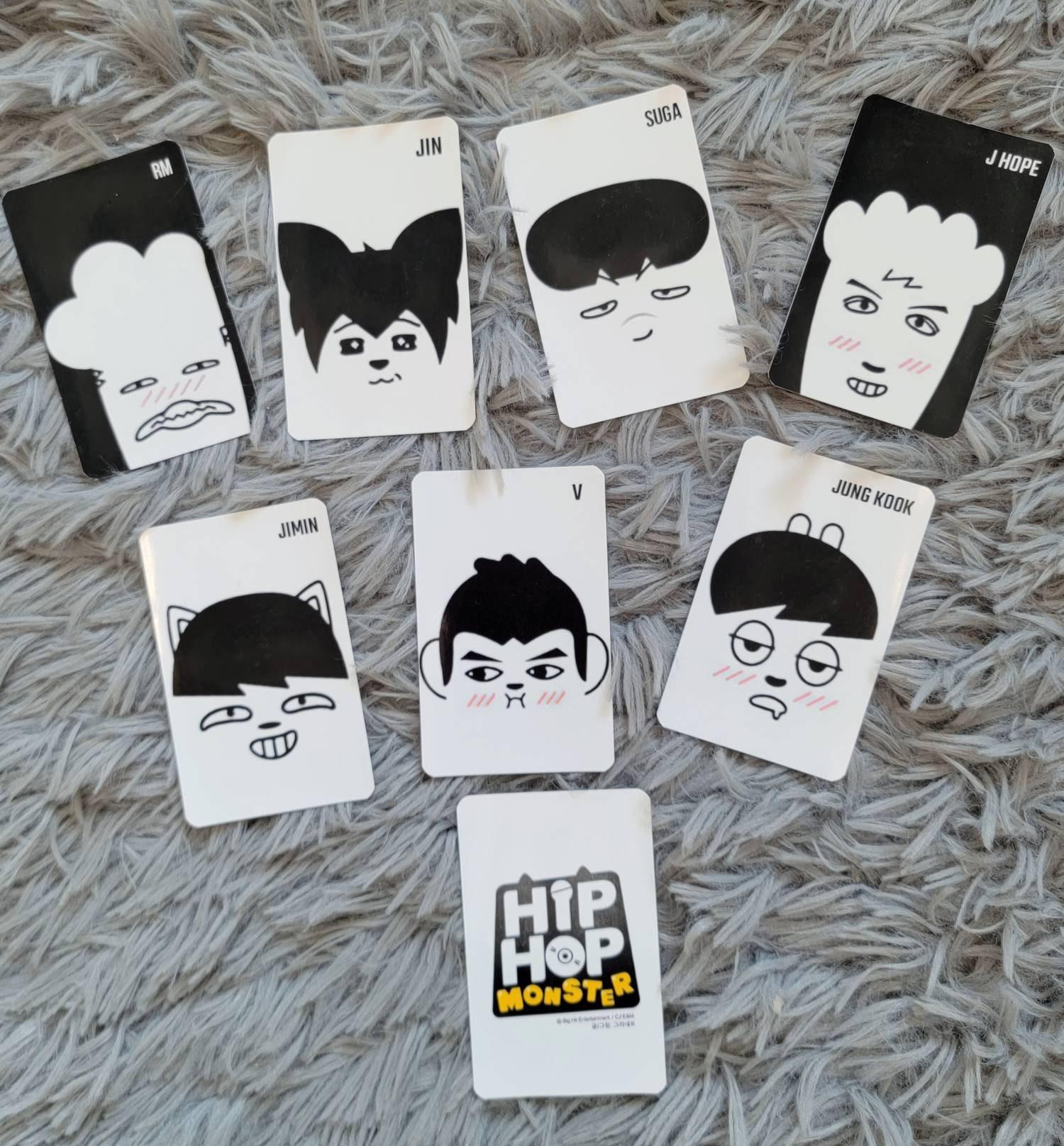 BTS First Muster Hip Hop Monster Photo Cards