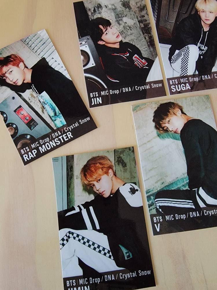 BTS - Mic Drop/DNA/Crystal Snow Photocards
