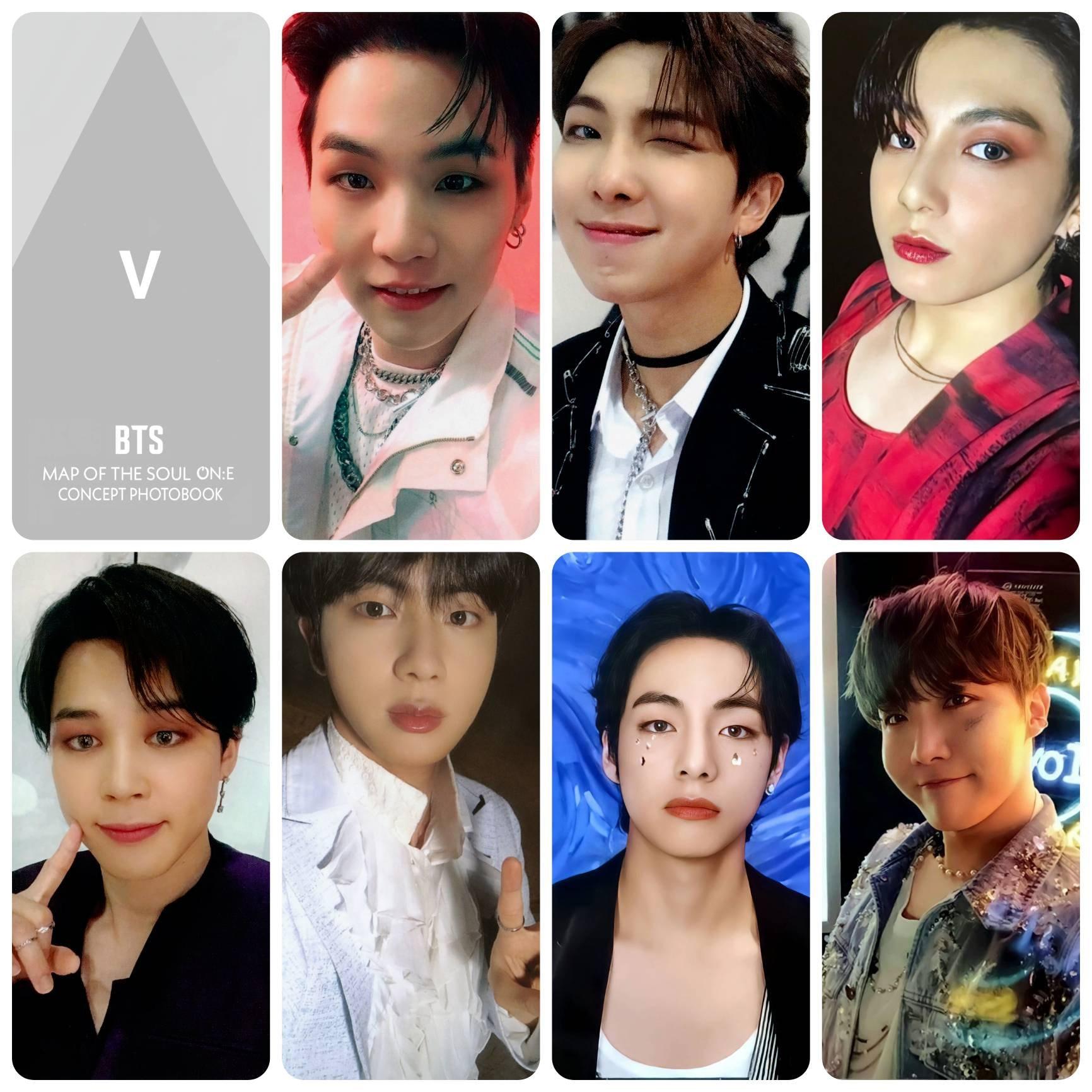 BTS - MOTS ON:E Clue Photo Cards
