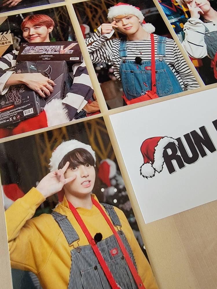 Run BTS - episode 32 Christmas Photocards
